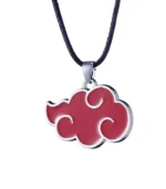 Akatsuki Necklace – Stainless Steel Chain / Black Cord Chain