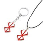 Berserk Brand of Sacrifice Necklace & Keychain Set