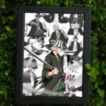 Bleach – Urahara Black Frame Wall Art (13×15cm)