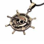 One Piece Straw Hat Pirates Necklace – Luffy Jolly Roger