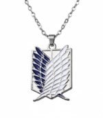 Attack on Titan Necklace – Survey Corps Wings of Freedom (Cord/Steel Chain) - Image 2
