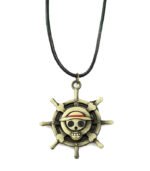 One Piece Straw Hat Pirates Necklace – Luffy Jolly Roger - Image 2