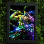 Zoro Black Frame Tableau – 13cm x 15cm
