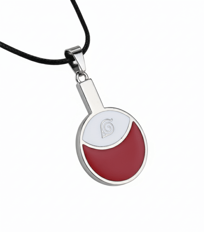 Naruto Uchiha x Konoha Pendant Necklace - Image 2
