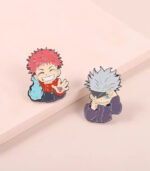 Jujutsu Kaisen Gojo & Yuji Metal Brooch Pins – Cute Anime Badges for Bags & Clothes - Image 5