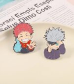 Jujutsu Kaisen Gojo & Yuji Metal Brooch Pins – Cute Anime Badges for Bags & Clothes - Image 6