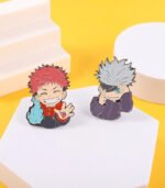 Jujutsu Kaisen Gojo & Yuji Metal Brooch Pins – Cute Anime Badges for Bags & Clothes - Image 8