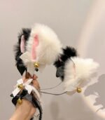 Fluffy Cat Ear Headband – Cosplay Accessory - Image 3