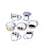 Gojo Satoru Anime Pins – Cute Jujutsu Kaisen Brooch Badges for Backpack & Clothes