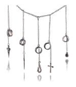 Kurapika Chain Rings Set – Gothic Multi-Ring Hand Chain Jewelry (Hunter x Hunter Inspired) - Image 3