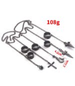 Kurapika Chain Rings Set – Gothic Multi-Ring Hand Chain Jewelry (Hunter x Hunter Inspired) - Image 6