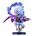 10cm Mini One Piece Luffy Gear 5 Action Figure – Sun God Nika Statue