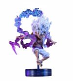 10cm Mini One Piece Luffy Gear 5 Action Figure – Sun God Nika Statue - Image 2