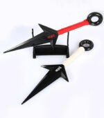 Naruto Kunai with Display Stand – Cosplay Prop (Red or White Handle)