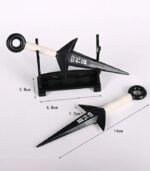 Naruto Kunai with Display Stand – Cosplay Prop (Red or White Handle) - Image 3