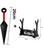 Naruto Kunai with Display Stand – Cosplay Prop (Red or White Handle) - Image 7