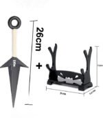 Naruto Kunai with Display Stand – Cosplay Prop (Red or White Handle) - Image 8