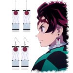 Tanjiro Kamado Earrings (2 Styles) – Demon Slayer Hanafuda Cosplay Accessories