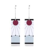 Tanjiro Kamado Earrings (2 Styles) – Demon Slayer Hanafuda Cosplay Accessories - Image 2