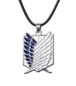 Attack on Titan Necklace – Survey Corps Wings of Freedom (Cord/Steel Chain)