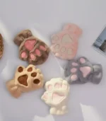 Kawaii Cat Paw Plush Gloves - Image 6