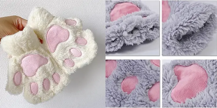 Kawaii-Cat-Paw-Plush-Gloves-desc-4