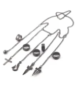 Kurapika Chain Ring Necklace Set – Hunter x Hunter Inspired - Image 7