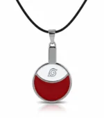 Naruto Uchiha Clan Necklace – Half Moon Konoha Pendant