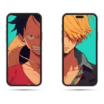 Luffy & Sanji Phone Wallpaper – One Piece HD Anime Digital Download