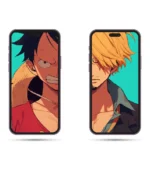 Luffy & Sanji Phone Wallpaper – One Piece HD Anime Digital Download