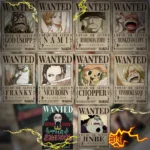 One Piece Wanted Poster Stickers (A4 & A3 Self-Adhesive) - Image 6
