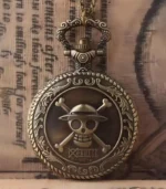 One Piece Pocket Watch – Straw Hat Pirates Vintage Necklace - Image 2