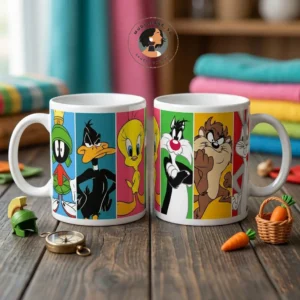 Mug "Looney Tunes All-Stars" - Édition Mosaïque Multicolore