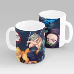 Demon Slayer Team Battle Anime Mug – Nezuko, Zenitsu & Inosuke Design