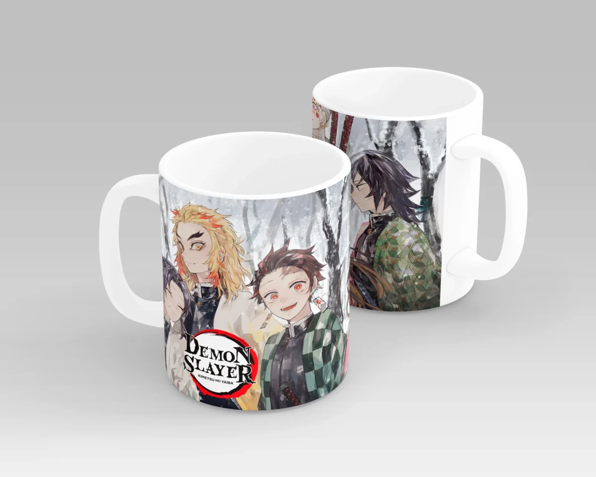 demon-slayer-7 Demon Slayer Anime Mug – Tanjiro, Rengoku & Giyu Coffee Cup - Image 1