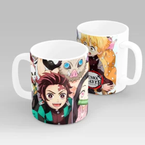 Demon Slayer Group Characters Mug – Premium Anime Coffee Cup