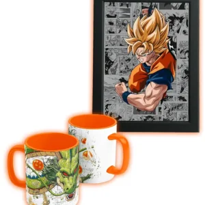 Goku Super Saiyan Anime Bundle – Dragon Ball Mug + Frame