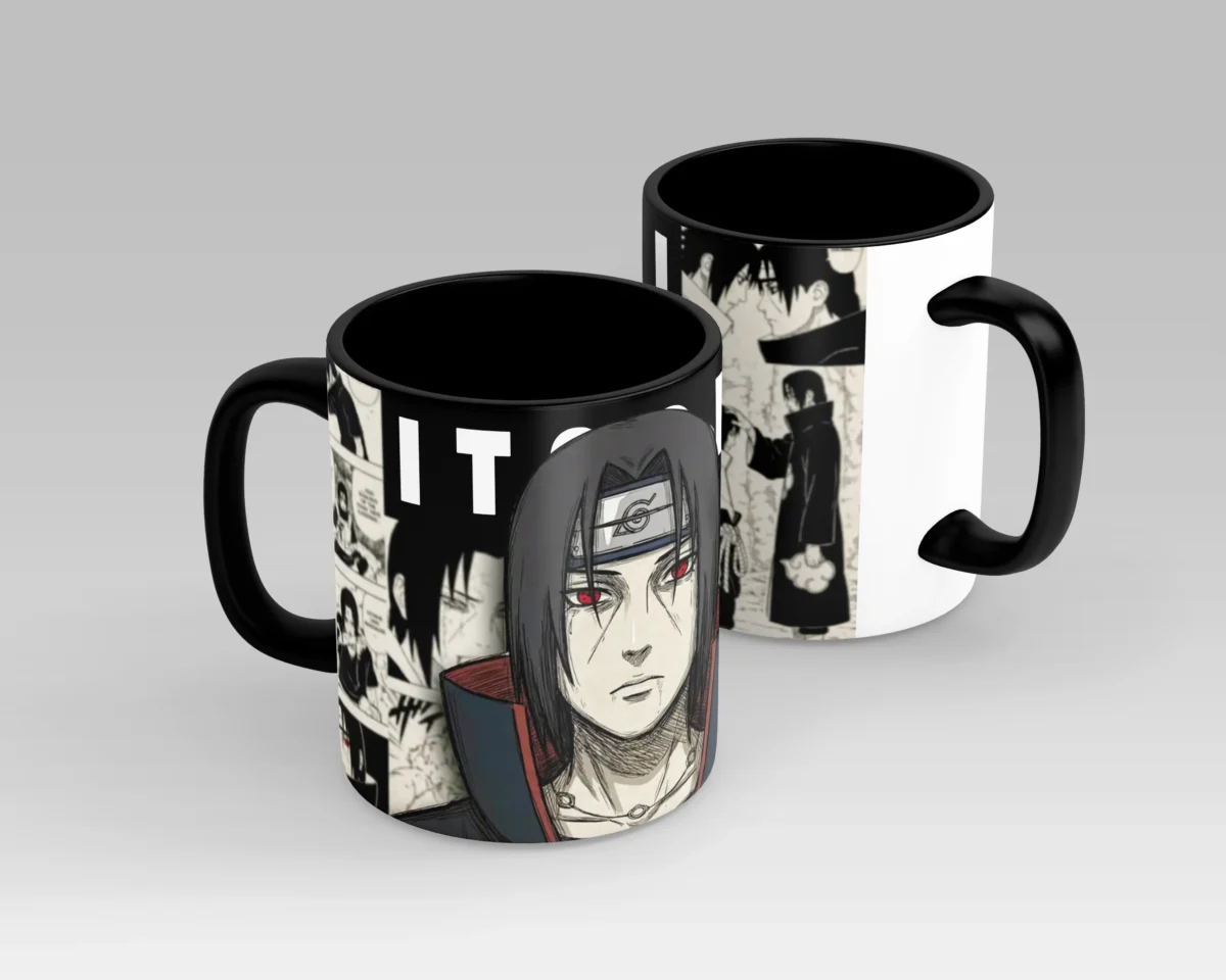 Itachi Uchiha Anime Mug – Naruto Manga Style Coffee Cup - Image 1