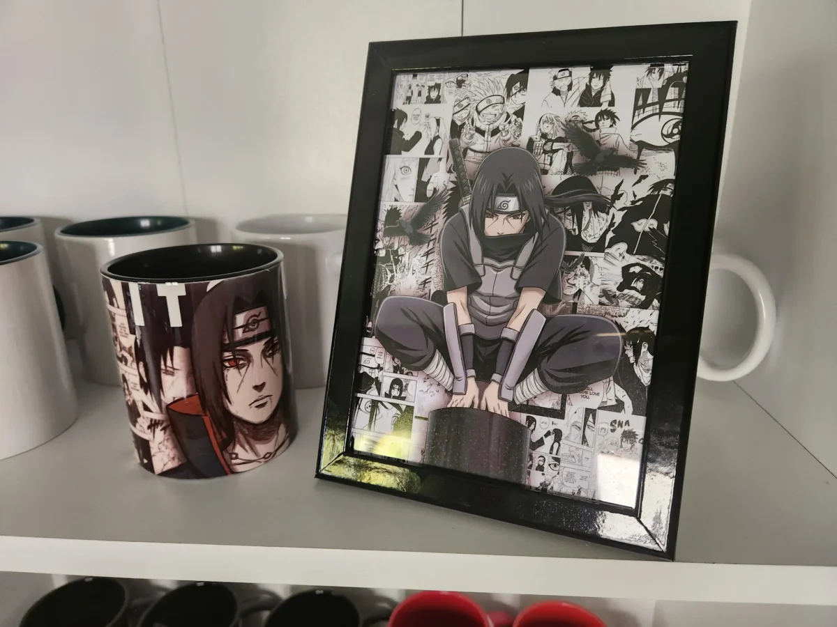 Itachi Uchiha Anime Fan Bundle – Mug + Frame + Free Stickers - Image 10