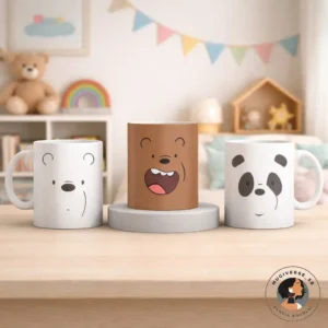 Mug "We Bare Bears" - Édition Visages Minimalistes