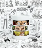 One Piece Trio Eyes Mug – Luffy, Zoro & Sanji Anime Coffee Cup - Image 2