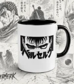 Berserk Guts Manga Style Anime Mug - Image 3